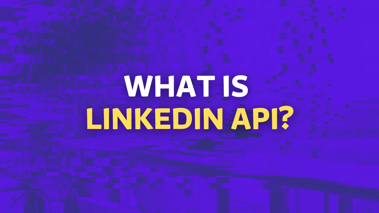 What is LinkedIn API and how it works